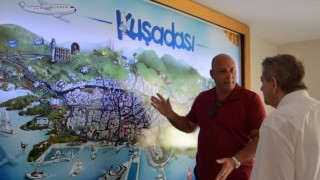 Kuşadası Ticaret Odasında kardeş şehir buluşması