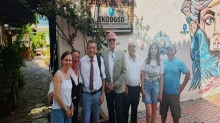 Kuşadasının kardeş şehri Marl heyeti EKODOSDa tam not