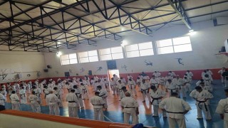 Kütahya Pazarlarda 200 sporcu Kyokushin-Kan Türkiye Yaz Gelişim Kampında buluştu