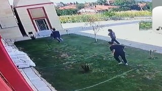 Kütahya'da caminin sulama fıskiyelerine zarar verdiler: O anlar kameraya yansıdı