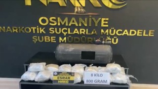 LPG tankına gizlenen 8 kilo 800 gram esrar ele geçirildi: 2 tutuklama