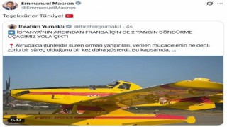 Macron'dan Türkiye'ye teşekkür
