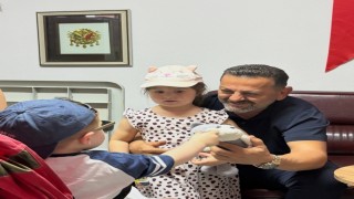 Makamın en özel misafirleri minikler oldu