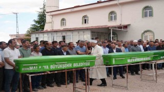 Malatyada kazada hayatını kaybeden 3 kişilik aile toprağa verildi