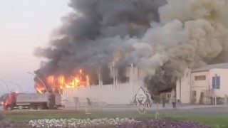 Malatyada MOTAŞ bakım atölyesinde yangın