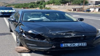 Malatyada otomobil ile tır çarpıştı: 2 yaralı
