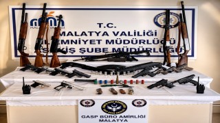 Malatyada silah teşhirine operasyon: 56 şüpheli yakalandı