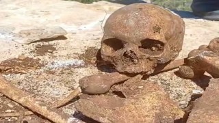 Malatyada temel kazısında insan kemikleri bulundu