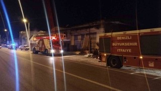 Marangozhanede çıkan yangın paniğe neden oldu