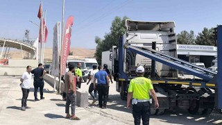 Mardinde iki tır çarpıştı: 1 yaralı