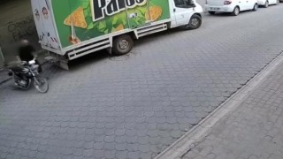 Mardinde motosiklet hırsızlığı kamerada