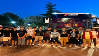 Menteşeli gençler Akdenizin maviliğinde buluşmak için yola çıktı