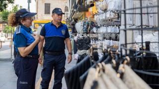 Mersin Büyükşehir Zabıtası Kaldırım İşgallerine Karşı Sahada