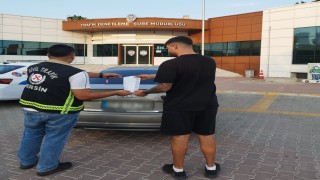 Mersinde makas atan ehliyetsiz sürücüye 170 bin lira ceza