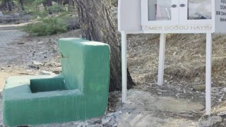 Mezarlıktaki muslukları çalan hırsızlara vatandaştan tepki