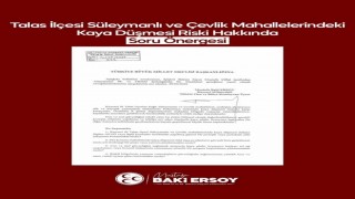 MHPli Ersoy, 2 mahalledeki kaya düşmesi riskini meclise taşıdı