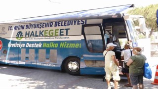 Mobil Halk Ege Et bu kez Güzelçamlıda vatandaşlarla buluştu