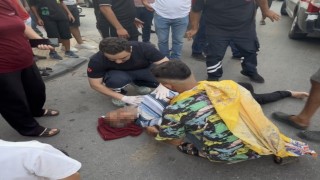 Motosikletin çarptığı yaşlı adamın eşi gözyaşlarına boğuldu