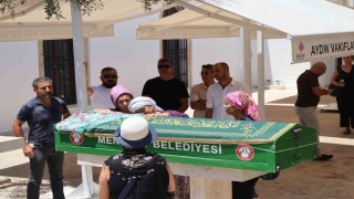 Muğlada hayatını kaybeden kadının tabutunu kadınlar taşıdı