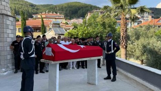 Muğlada vefat eden gazi törenle son yolculuğuna uğurlandı