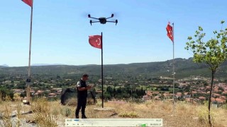 Muğlada ziraat yangınlarına dron destekli denetim