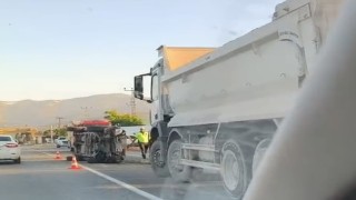 Muşta İl Özel İdaresine ait araç takla attı: 1 yaralı