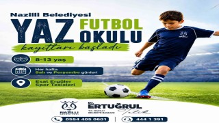 Nazilli Belediyesi Yaz Futbol Okulu kayıtları başladı