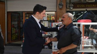 Nusaybin Kaymakamı Çakır, esnaf ve vatandaşlarla vedalaştı