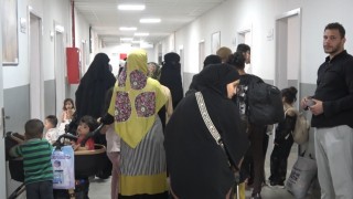 Öncüpınarda  Suriyelilerin gönüllü geri dönüş mesaisi devam ediyor