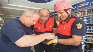 Orduda itfaiye ekipleri, ebabil kuşu için seferber oldu