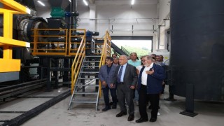 Ordulu iş insanları, fındık kabuğundan aktif karbon üretecek tesisi inceledi