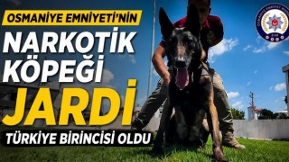 Osmaniye Emniyeti'nin Narkotik Köpeği JARDİ Türkiye Birincisi Oldu