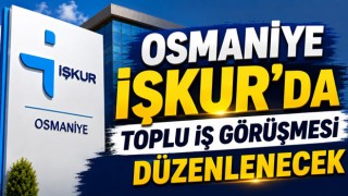 Osmaniye İŞKUR'da Toplu İş Görüşmesi Düzenlenecek