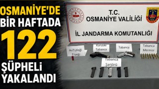 Osmaniye'de Bir Haftada 122 Şüpheli Yakalandı