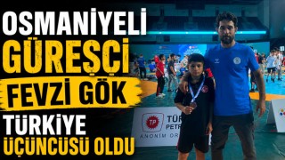 Osmaniyeli Güreşçi Fevzi Gök Türkiye Üçüncüsü Oldu