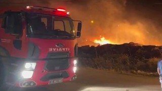 Otluk yangını orman ve itfaiye ekipleri tarafından söndürüldü