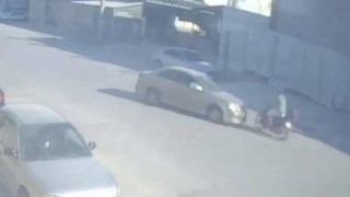 Otomobil ile motosiklet kafa kafaya çarpıştı: 1 yaralı