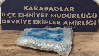 Polisten kaçan motosikletliden 1 kilo 200 gram uyuşturucu çıktı