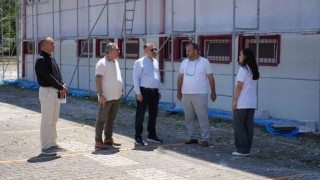 Rektör Kırışık Tıp Fakültesi Ek Hizmet Binasında incelemelerde bulundu