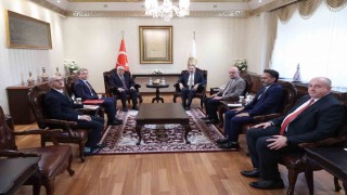 Rusyanın Türkiye Büyükelçisi Vershinin, Diyanet İşlere Başkanı Arpaguş ile bir araya geldi