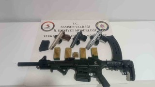 Samsun'da ruhsatsız silah operasyonu