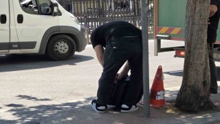 Samsunda şüpheli valiz paniği