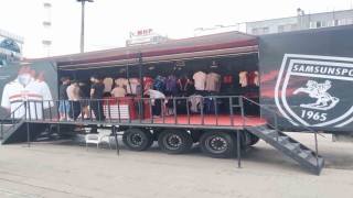 Samsunspor tırı Çarşambada