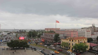 Samsun'u serinleten yağmur