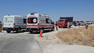 Şanlıurfada bir şahıs kamyonette silahla vurulmuş halde bulundu
