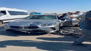 Şanlıurfada otomobille motosiklet çarpıştı: 2 yaralı