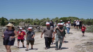 Satranç ustaları Pamukkale ve Hierapolise hayran kaldı