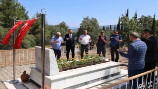 Şehit Jandarma Uzman Çavuş Ceylan kabri başında anıldı