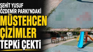 Şehit Yusuf Özdemir Parkı'ndaki Müstehcen Çizimler Tepki Çekti