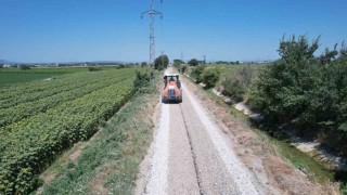 Şehzadelerde çiftçinin beklediği yol yenilendi